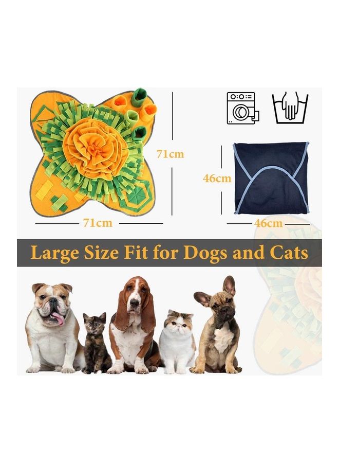 Pet Snuffle Feeding Mat Multicolour 41 x 41cm