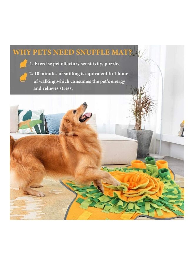 Pet Snuffle Feeding Mat Multicolour 41 x 41cm