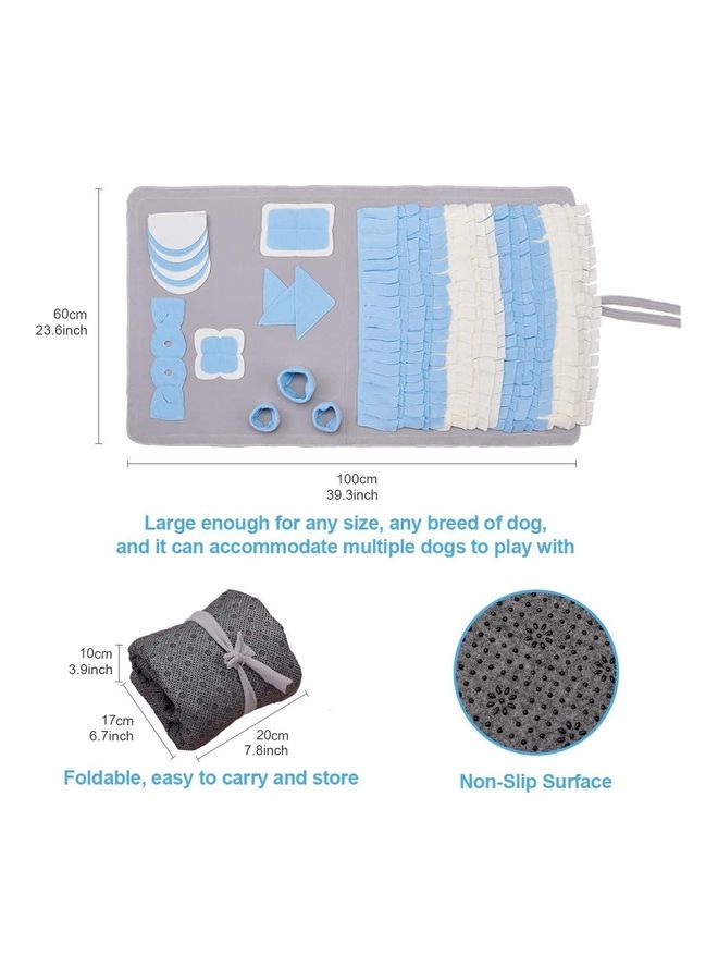 Pet Snuffle Feeding Mat Multicolour 60 x 100cm