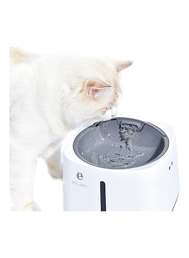 1.5L Automatic Cat Water Dispenser White/Grey