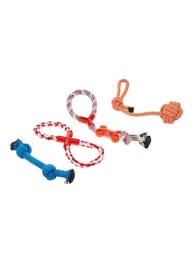 10-Piece Dog Rope Toys Set Multicolour