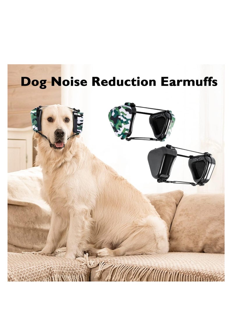 Hearing Protection for Dog, Dog Ear for Noise Protection Reduction, for Medium and Large Dog, Hearing Protector for Thunder, Fireworks, Helicopters, Celebrations, Camouflage