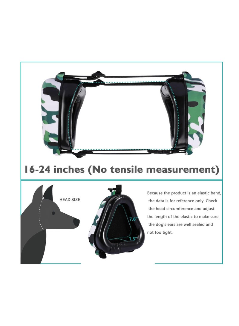 Hearing Protection for Dog, Dog Ear for Noise Protection Reduction, for Medium and Large Dog, Hearing Protector for Thunder, Fireworks, Helicopters, Celebrations, Camouflage