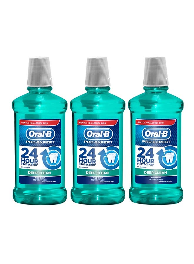 Pro-Expert Deep Clean Mouthwash 500 ml Pack of 3