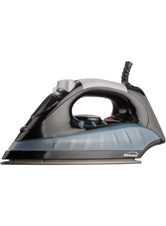 Brentwood Mpi 62 Non Stick Steam Iron Black