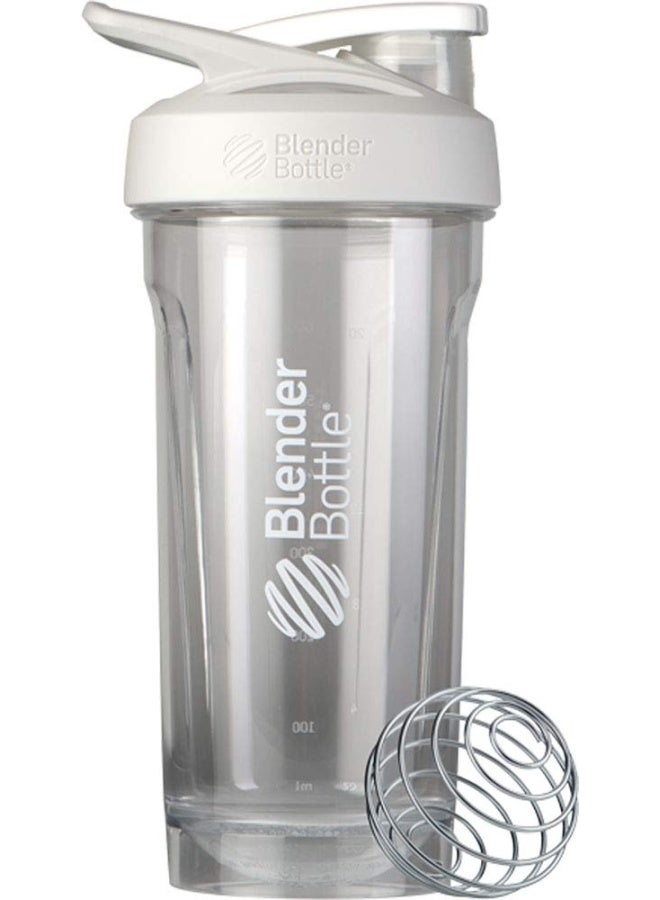 Strada Shaker Cup Perfect For Protein Shakes And Pre Workout 28 Ounce White