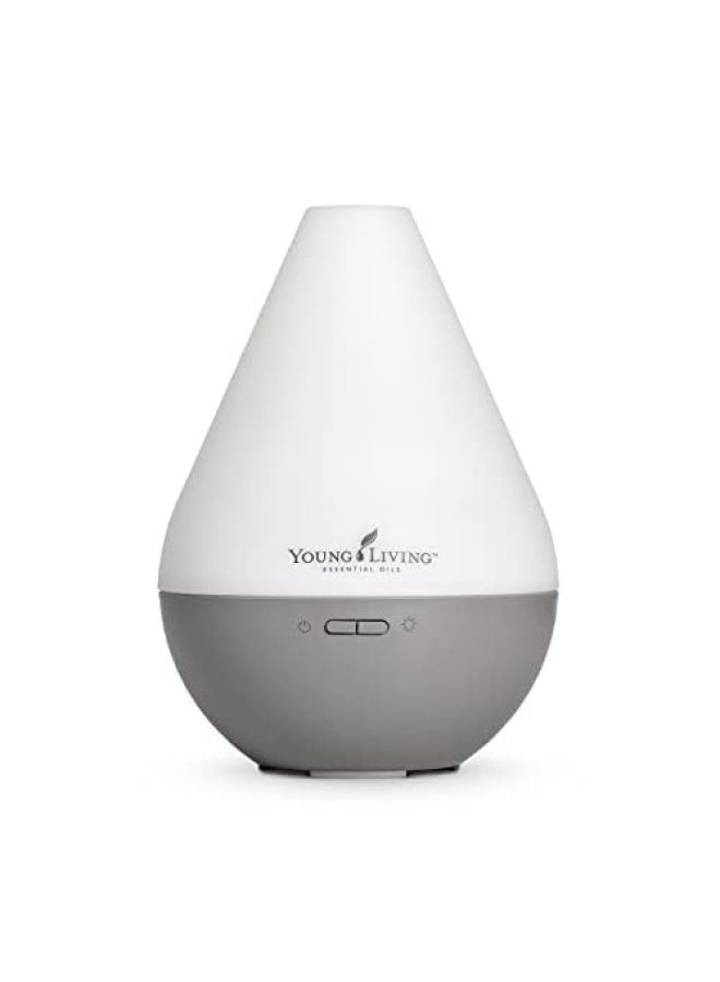 Dewdrop Essential Oil Diffuser Wtih Peppermint Oil 5Ml And Tangerine Oil 5Ml Elevate Your Space With Aromatherapy Humidifier Atomizer And Aroma Diffuser