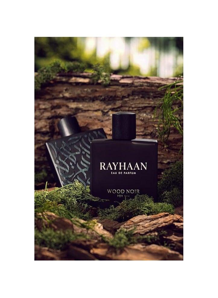 Rayhaan Wood Noir for Him Eau de Parfum Spray 100 ml