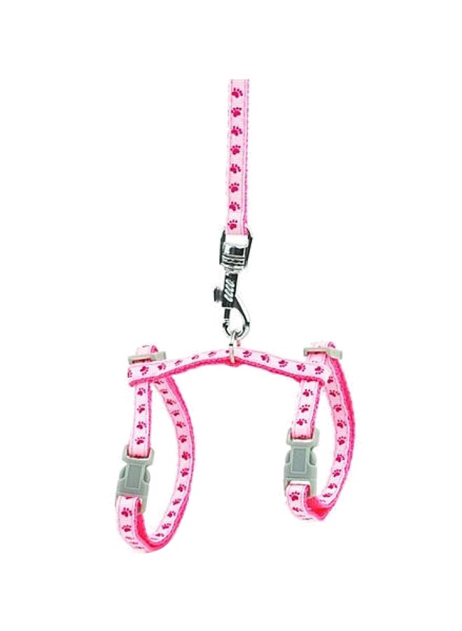 Adjustable Pet Harness Belt Pink 18.5 x 27.5centimeter