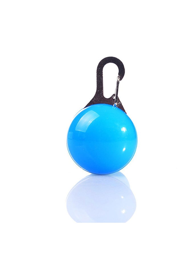 Round Shape Glowing Collar Pendant Blue/Black 55 x 35cm