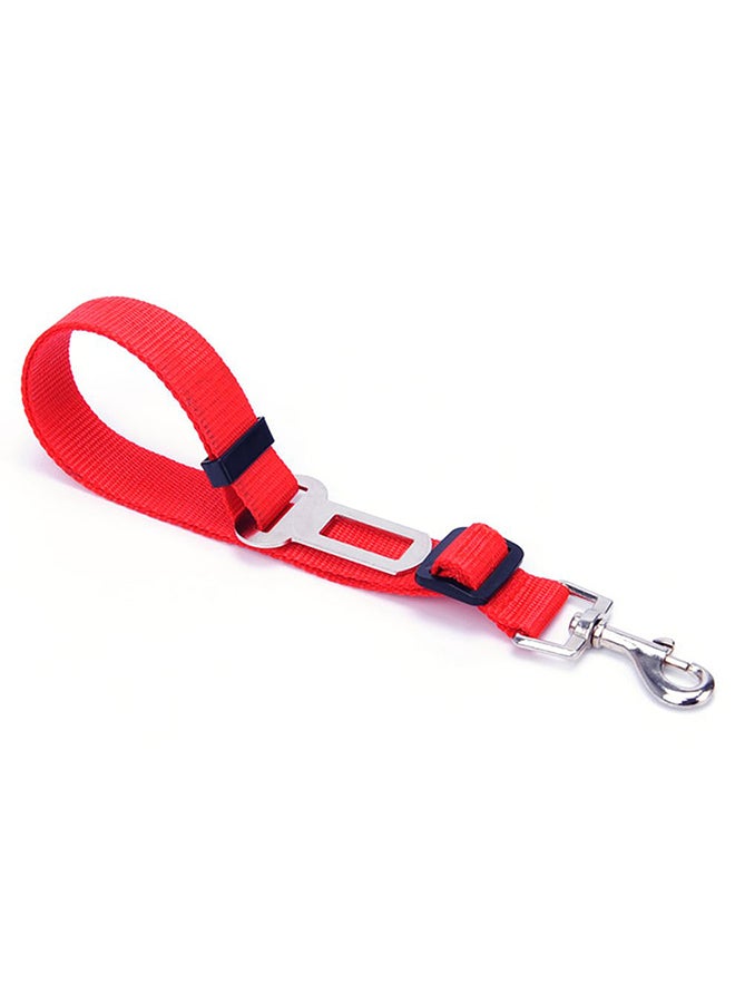 Car Traction Dog Safety Leashes Red/Silver/Black