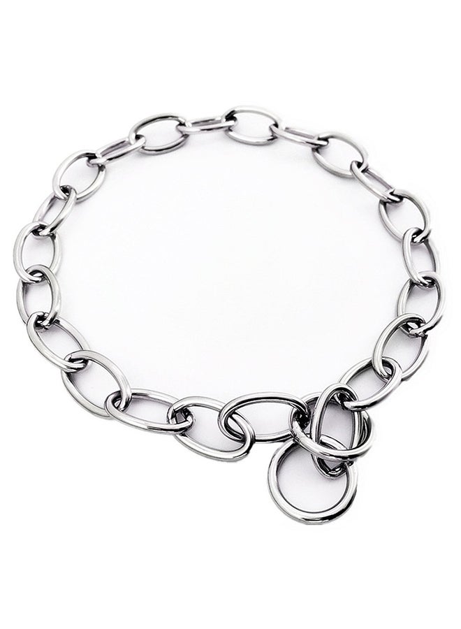 Pet Choke Chain Collar Sliver 64cm