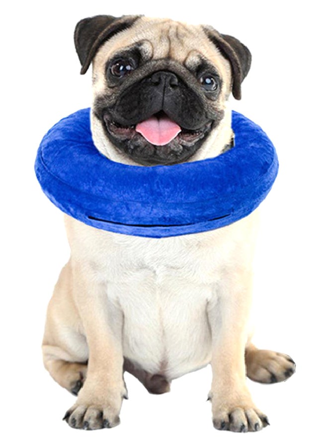 Inflatable Medical Recovery Pet Collar Blue 27x27x14cm