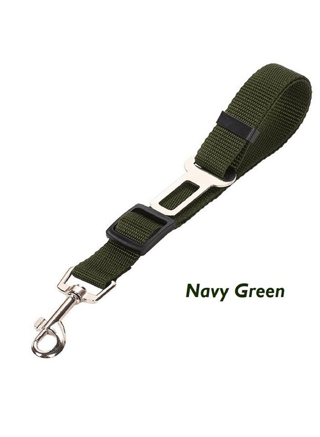 Pet Car Seat Belt Army Green/Silver/Black 150x30x120ml