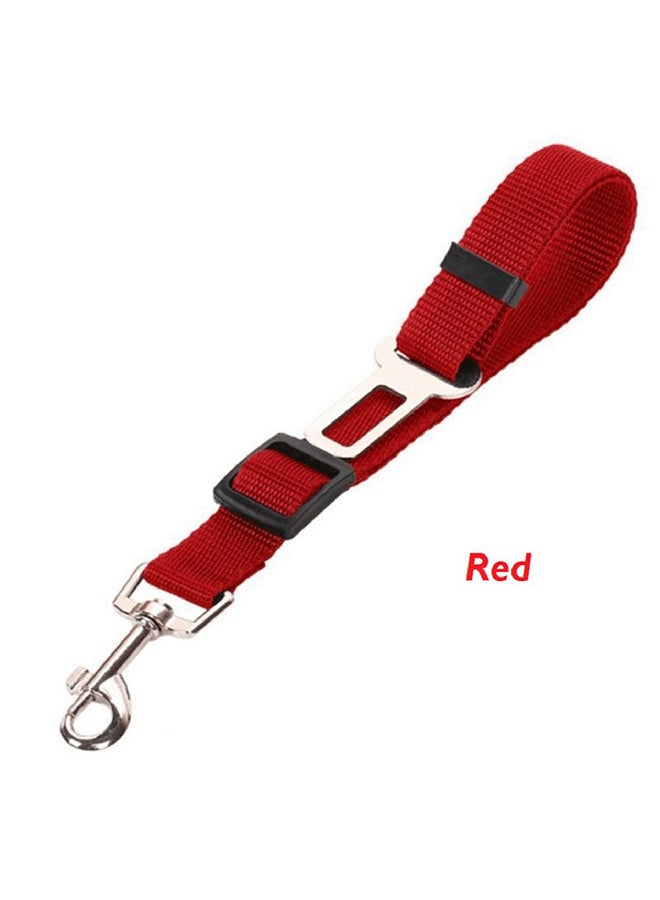 Pet Car Seat Belt Red/Black/Silver 150x30x120ml