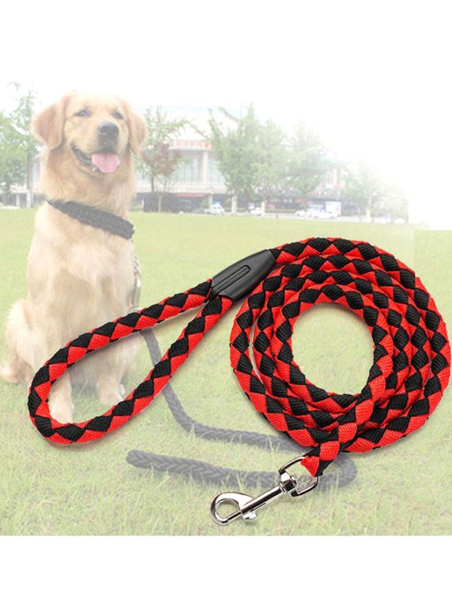 Walking Leash Rope Red/Black 152cm