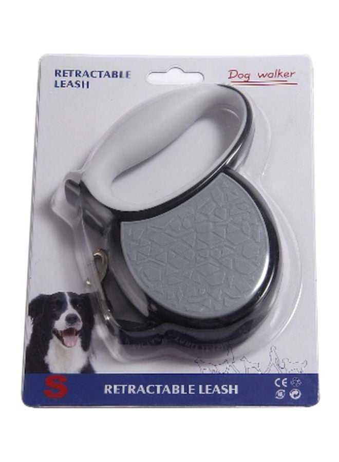 Retractable Leash Grey/White/Black S