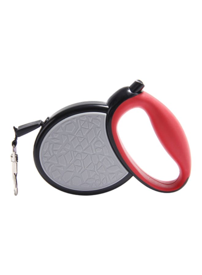 Retractable Leash Grey/Red/Black S