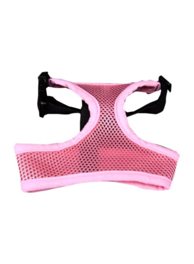 Mesh Chest Strap Pink/Black 30-42cm