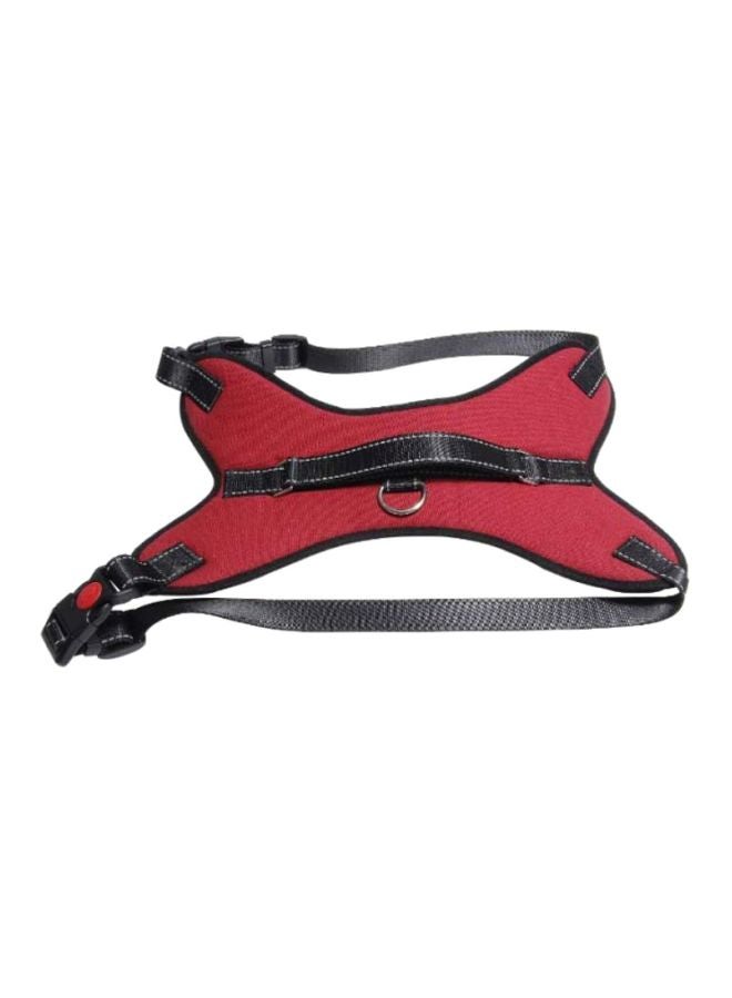 Nylon Leash For Dog Red/Black 38-45cm