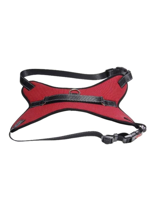 Nylon Leash For Dog Red/Black 38-45cm