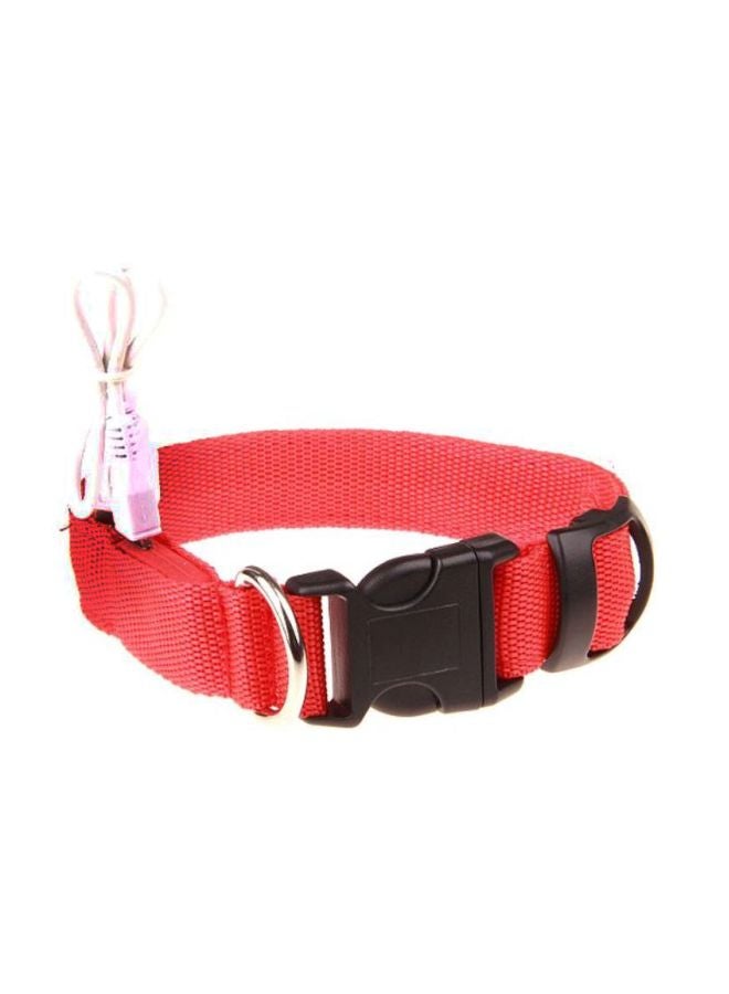 Nylon Pet Leash Red/Black/Pink 40cm