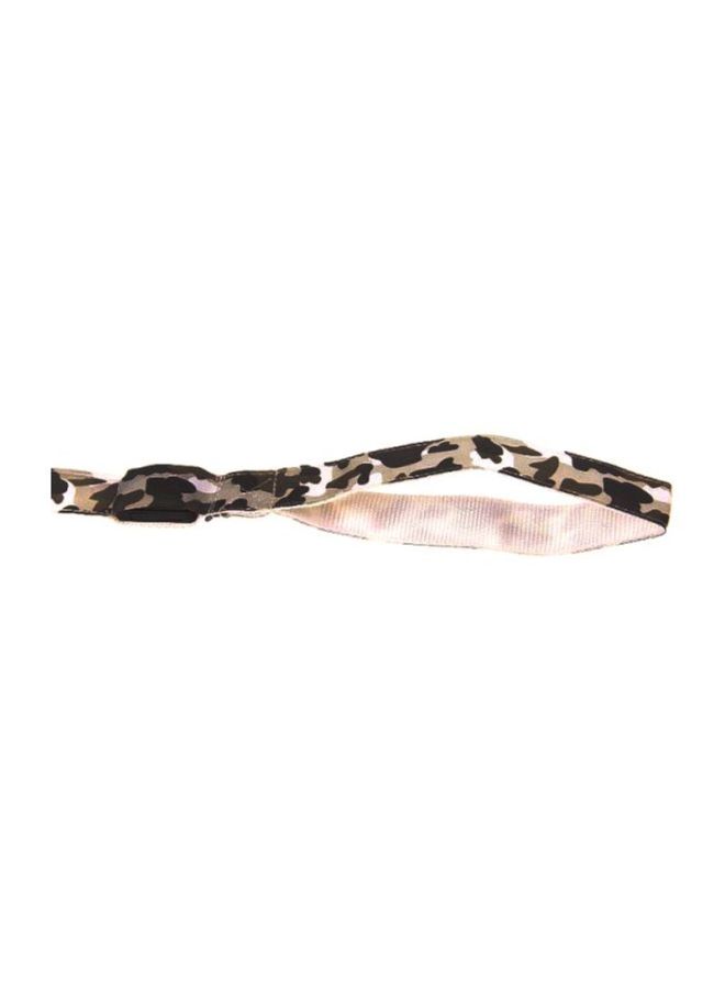 Leopard Printed Belt Brown/Beige/White 120cm