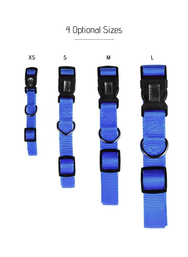 3-Piece Adjustable Harness And Leash Set Blue/Black 13cm