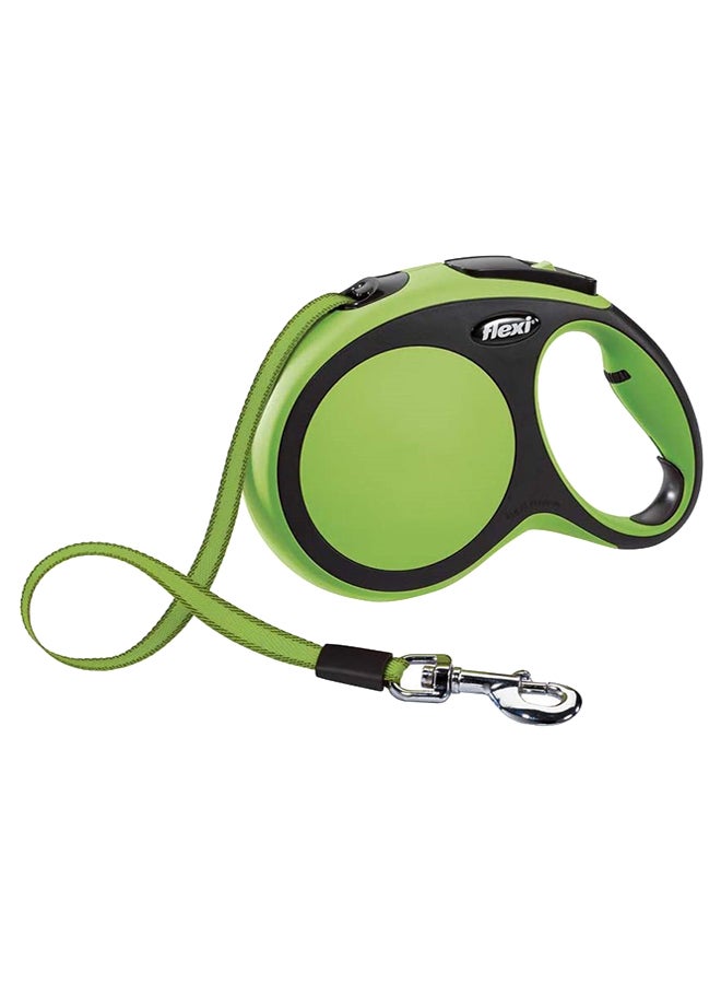 New Comfort Retractable Tape Leash Green/Black Lcm