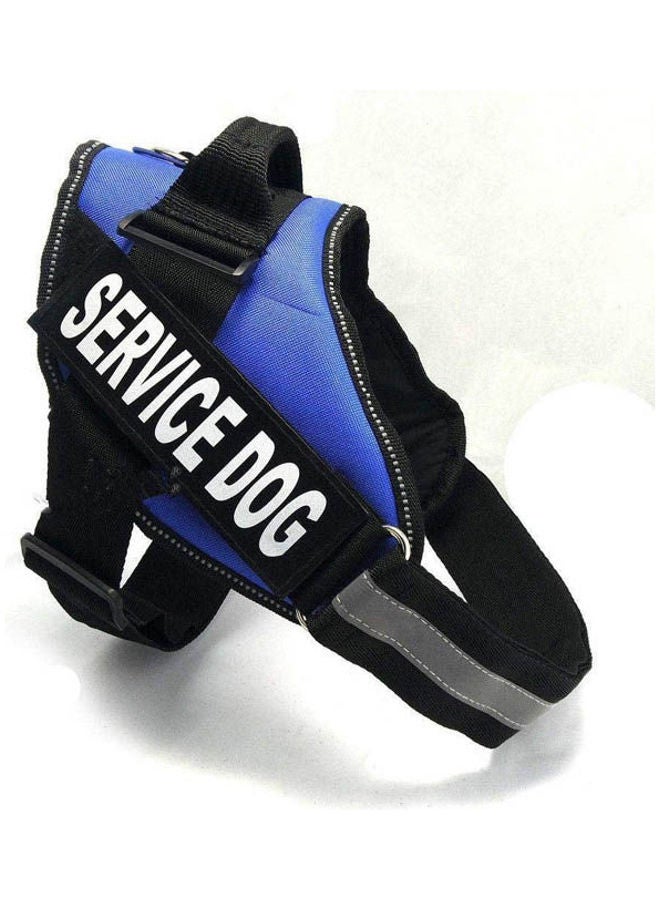 Dog Vest Harness For Service Dogs Reflective Blue 22.5inch