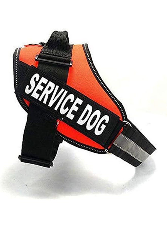 Dog Vest Harness For Service Dogs Comfortable Padded Dog Training Vest For Dogs Small Orange