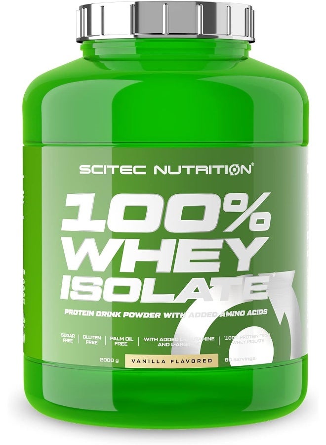 100% Whey Isolate Vanilla 2000 G