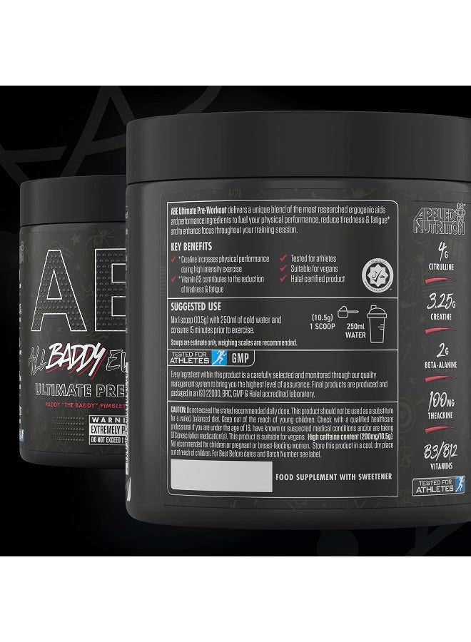 Abe All Black Everything Pre Workout Powder