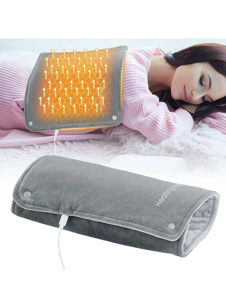 Electric Heating Pad for Pain Relief of Back,Neck Shoulder,Multifunctional Thermal Electric Blanket,USB Charger Constant Temperature Portable Graphene Heated Hand Knee Warmer,Cramps&Pain Relief