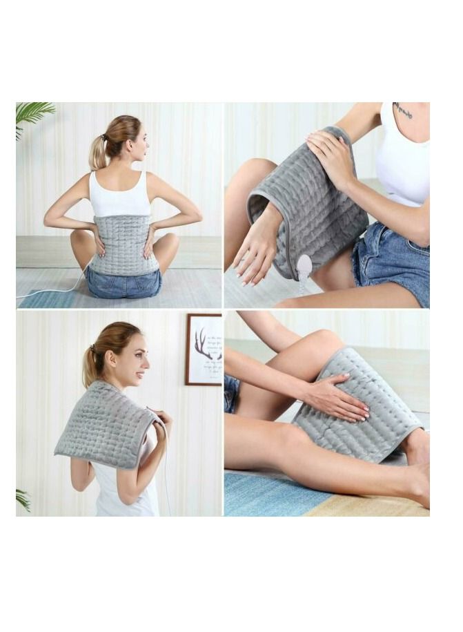 Heating Pad Electric for Pain Relief of Back Neck and Shoulder 10 Electric Temperature Options 4 Timer Settings Auto Shut Off 12 x 24 inches Heated Pad Massager - Heated Massager