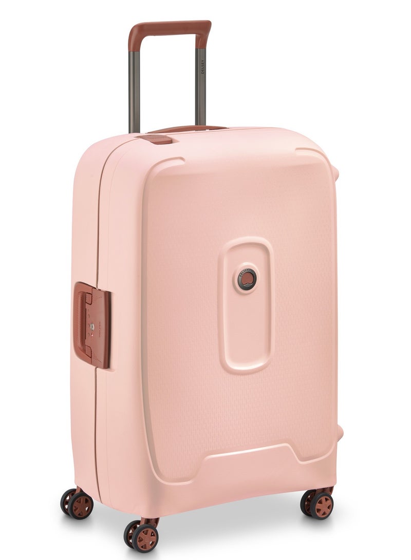 Delsey Moncey 69cm Hardcase 4 Double Wheel Check-In Trolley Case Light Pink