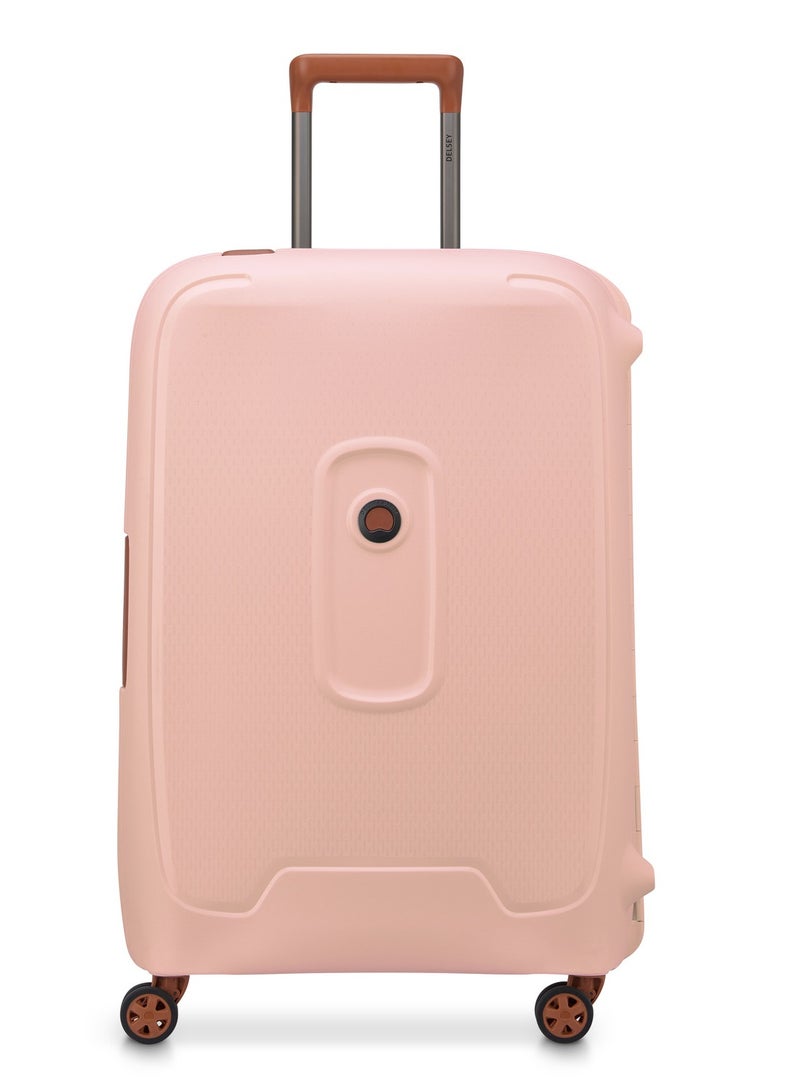 Delsey Moncey 69cm Hardcase 4 Double Wheel Check-In Trolley Case Light Pink