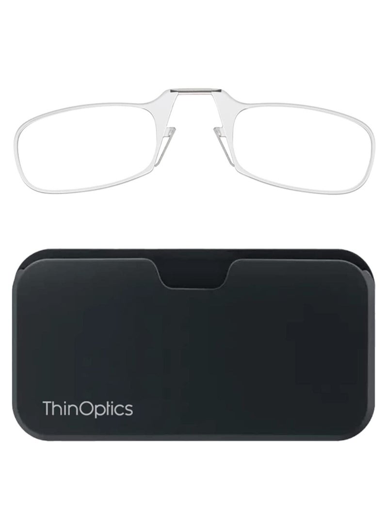 ThinOptics - Universal Pod Black with 2.5 Clear Readers