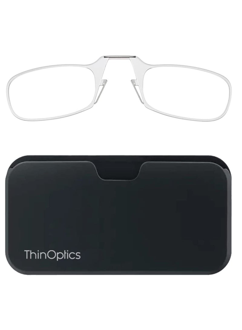 ThinOptics - Universal Pod Black with 1.0 Clear Readers