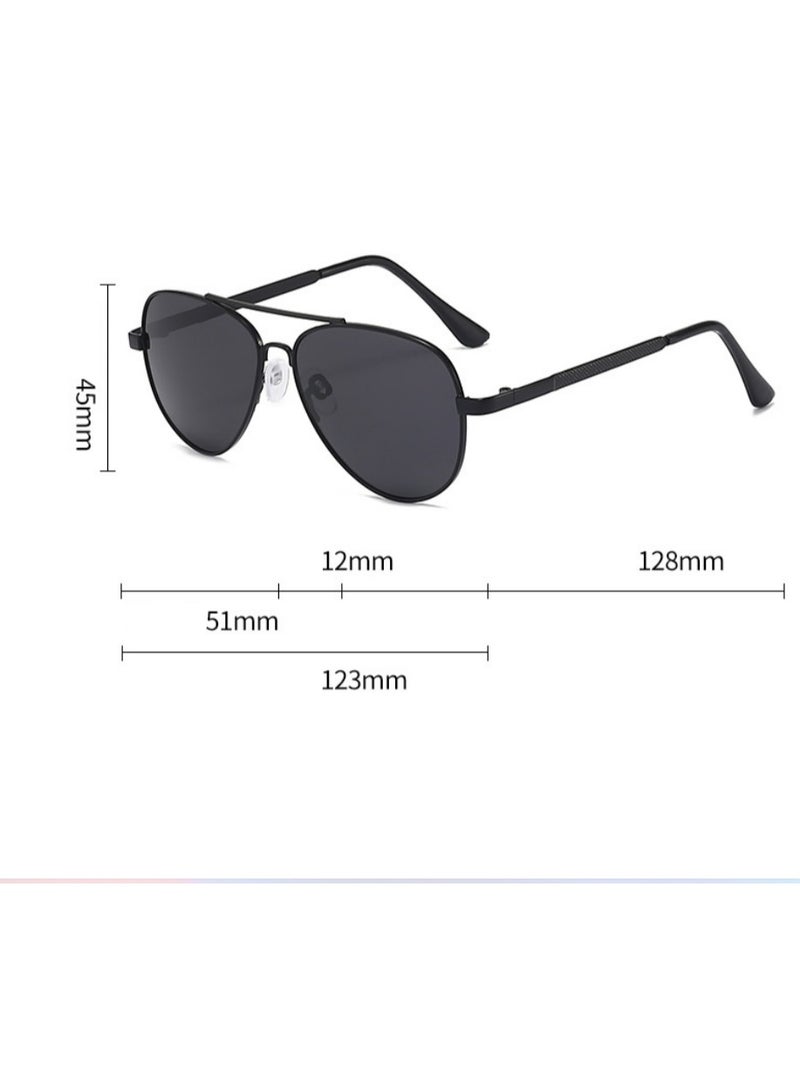 Kids Aviator Sunglasses UV Protection Glasses Mirrored Lens Eyewear Age 2-9 Boys Girls Outdoor Daily Wear Eyeglasses