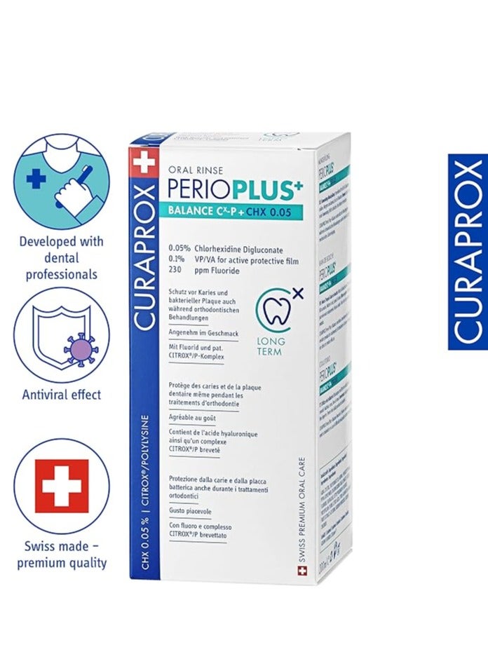 Perio Plus Balance CHX 0.05% Mouthwash 200ml