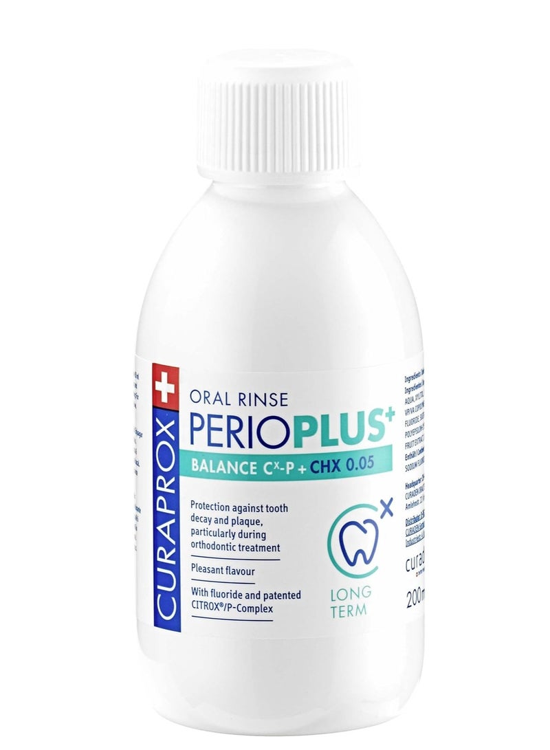 Perio Plus Balance CHX 0.05% Mouthwash 200ml