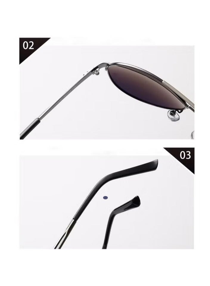 New Men's Polarized Sunglasses , Fashionable and Comfortable Metal Sunglasses Glasses