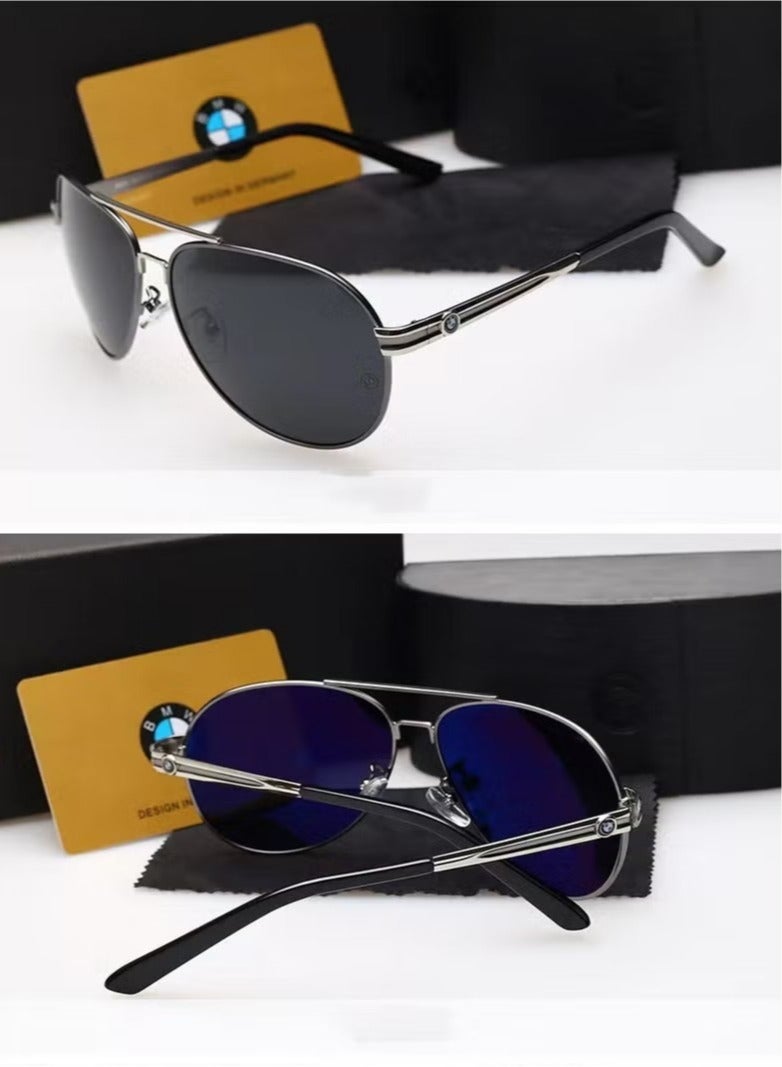 New Men's Polarized Sunglasses , Fashionable and Comfortable Metal Sunglasses Glasses