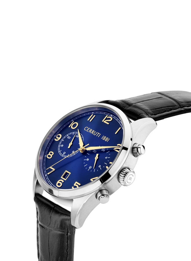 Cerruti 1881 Watch for Men with Blue Dial in 51 MM