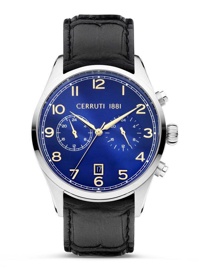 Cerruti 1881 Watch for Men with Blue Dial in 51 MM