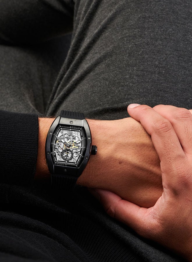 Cerruti 1881 Watch for Men with Black Dial in 50 MM
