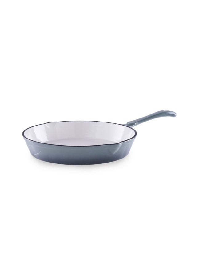 Glazura Enameled Cast Iron Fry Pan 40X25X5.5cm - Ombre Grey