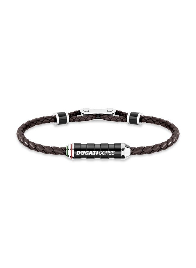 Ducati Dinamica Brown Bracelet For Men - DTAGB2137210