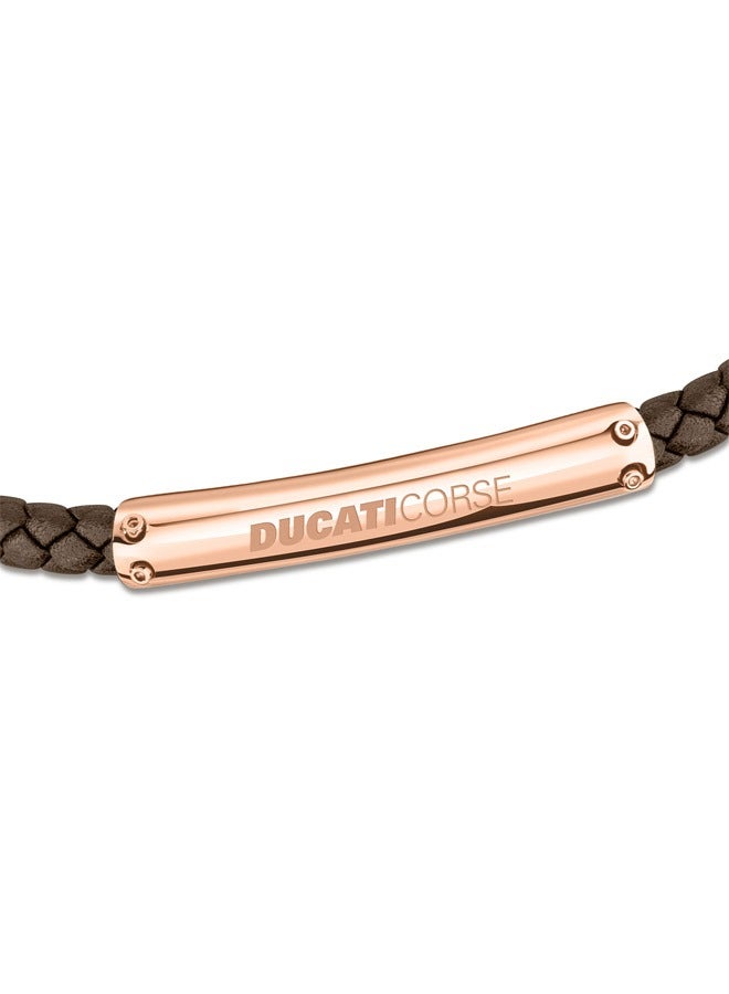 Ducati Vittoria Brown Bracelet For Men - DTAGB2137804